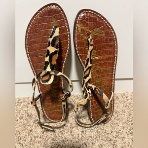 Sam Endelman Leopard Print Sandals